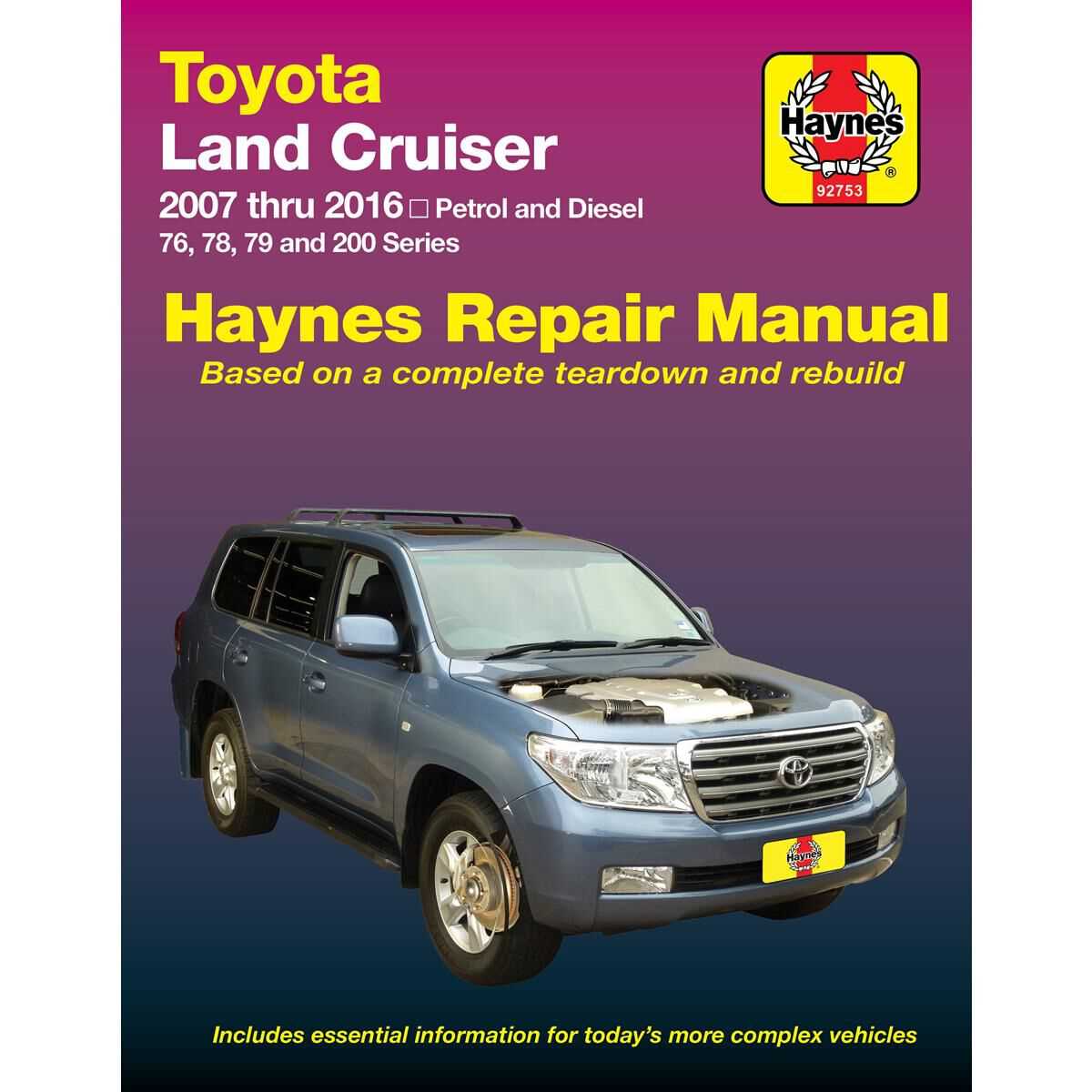 100 series land cruiser repair manual