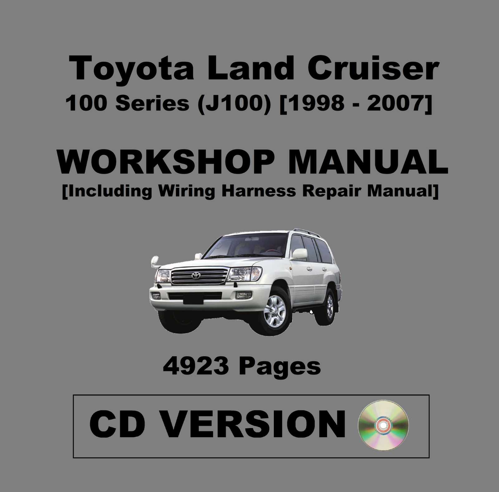 100 series land cruiser repair manual