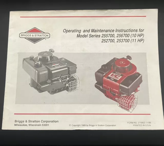 11 hp briggs and stratton engine repair manual