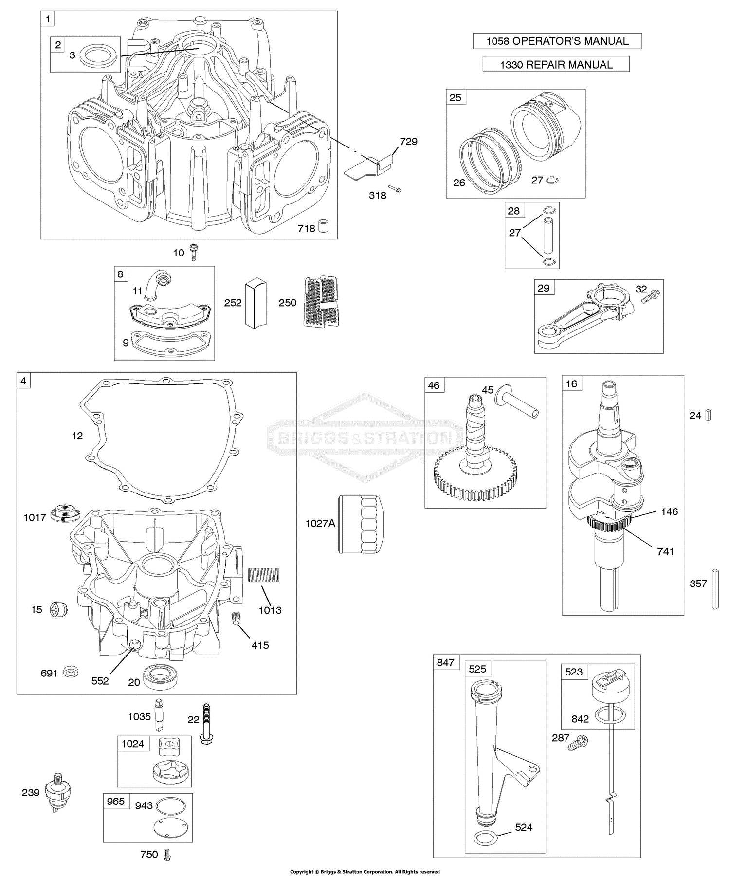 11 hp briggs and stratton engine repair manual