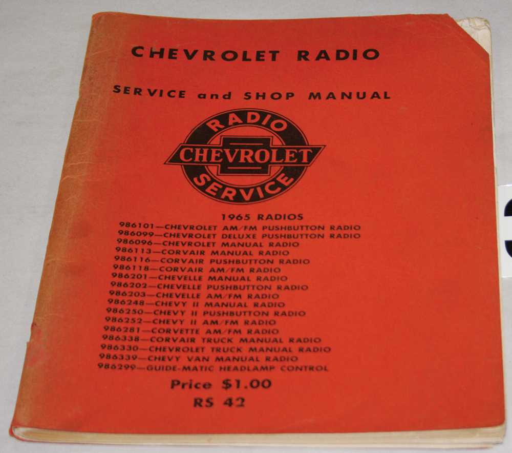 1965 chevy c10 repair manual