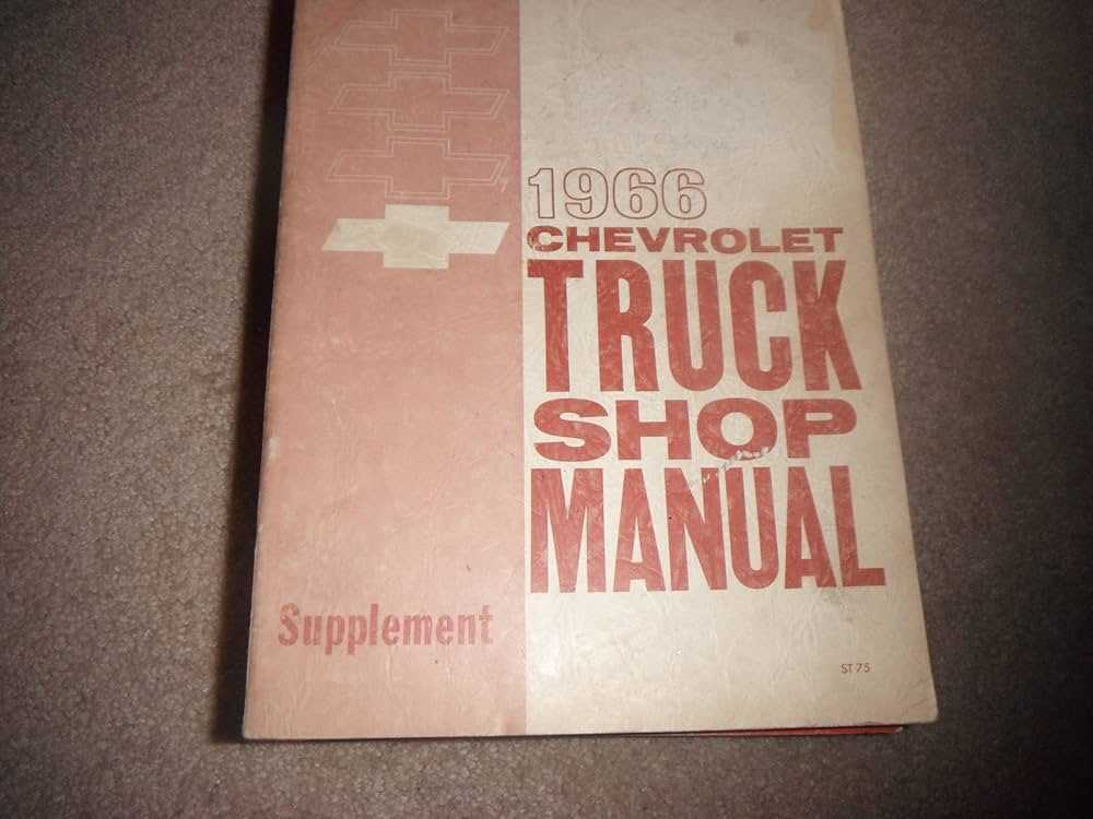 1966 chevy truck repair manual