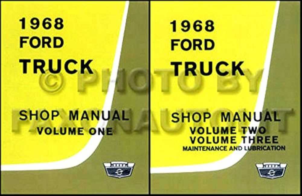 1968 ford f100 repair manual