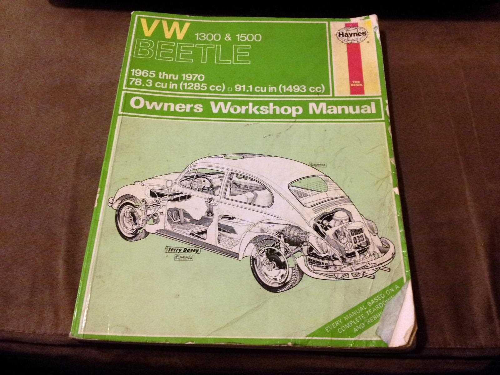 1970 vw beetle repair manual