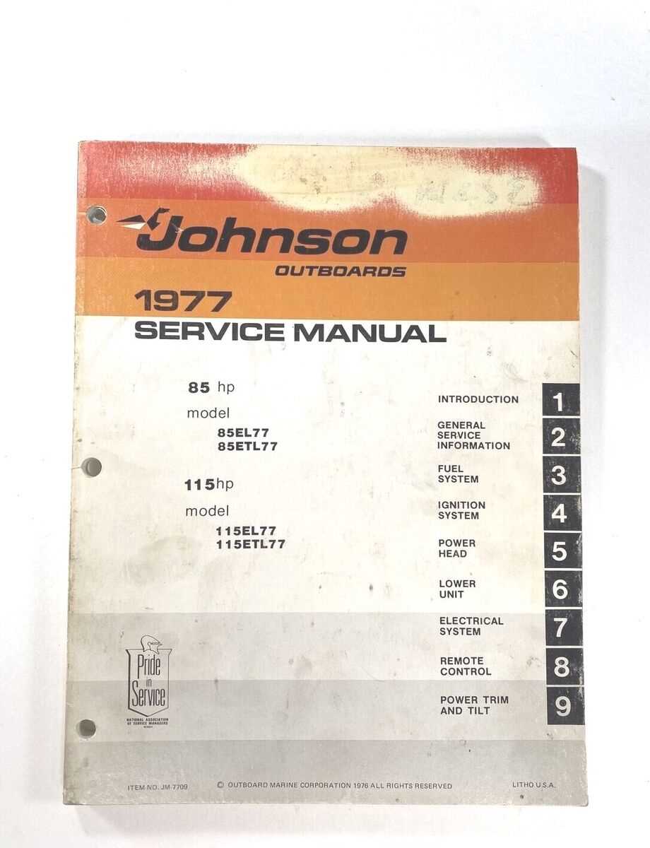 1977 evinrude 85 hp repair manual