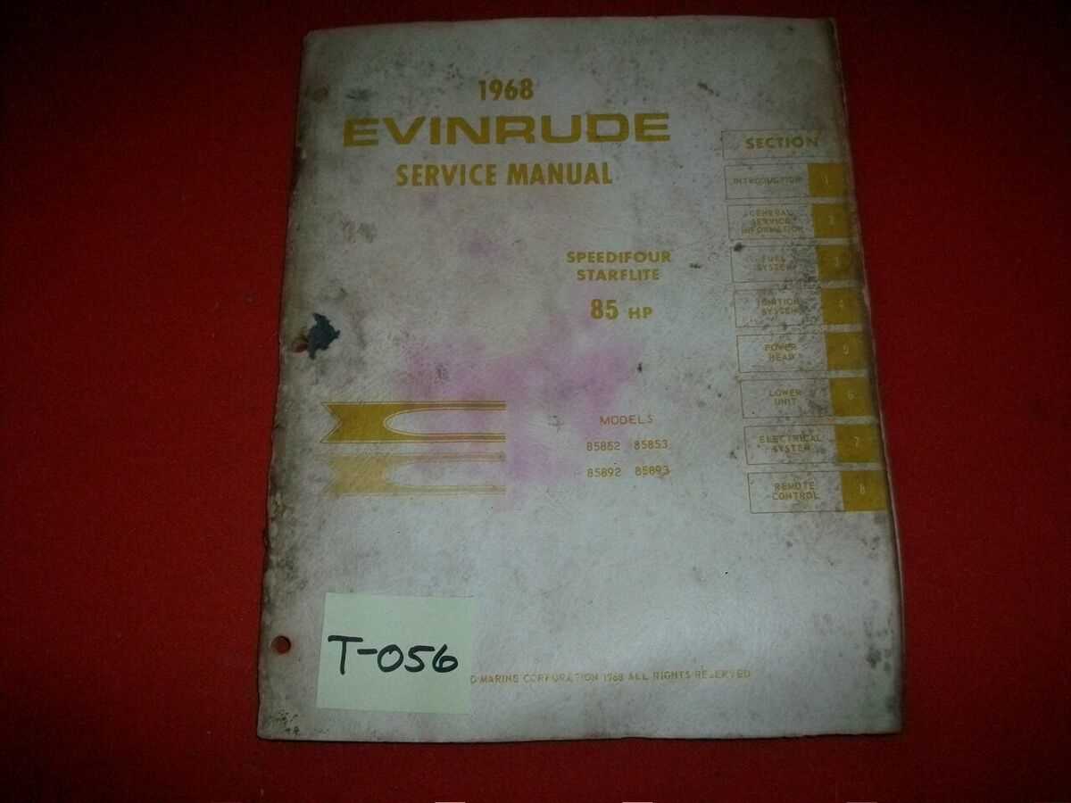 1977 evinrude 85 hp repair manual