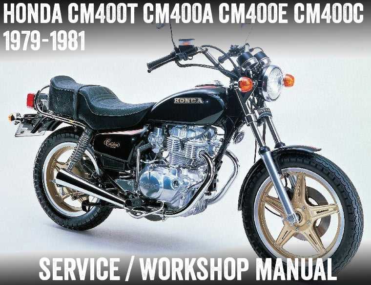 1980 honda cm400t repair manual