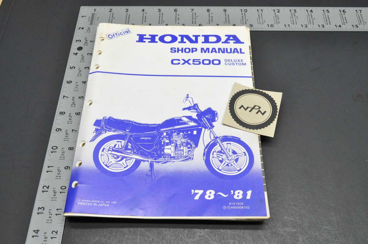 1980 honda cx500 repair manual