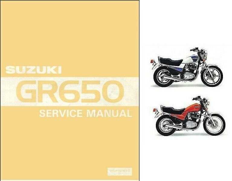 1983 suzuki gr650 tempter repair manual