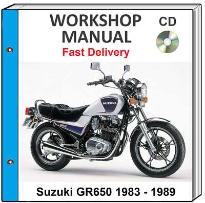 1983 suzuki gr650 tempter repair manual