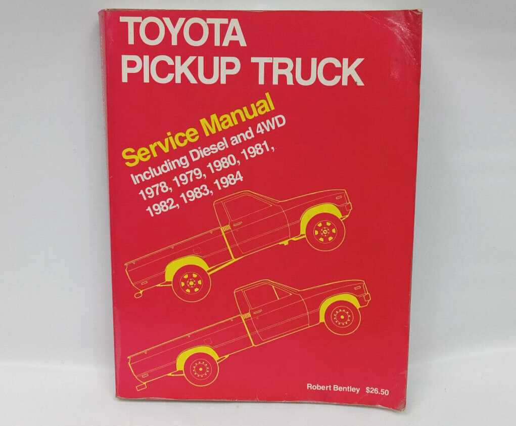 1984 toyota pickup repair manual