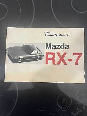 1985 mazda rx7 repair manual