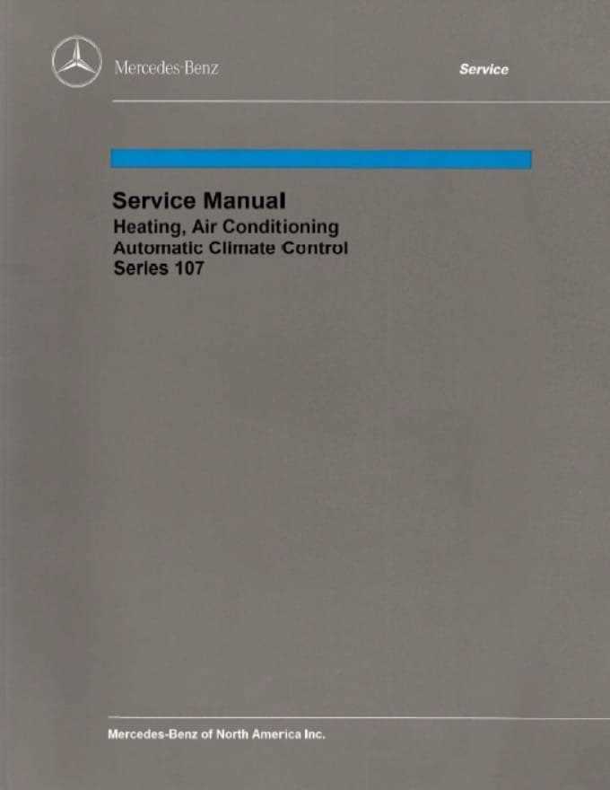 1986 mercedes 560sl repair manual