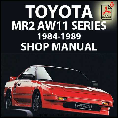 1986 toyota mr2 repair manual