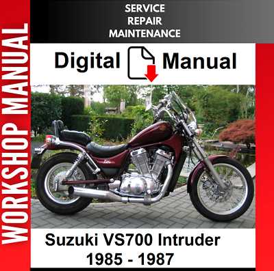 1986 suzuki intruder 700 repair manual