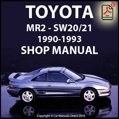 1986 toyota mr2 repair manual