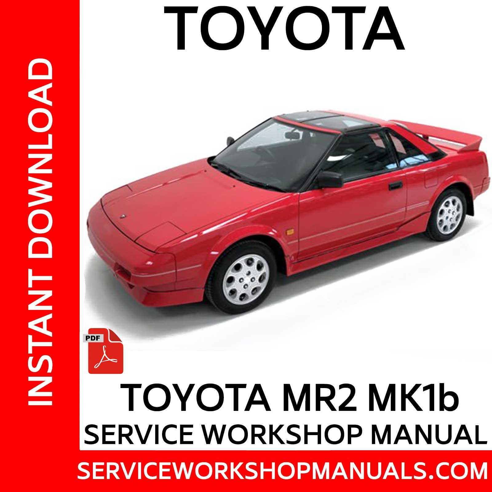 1986 toyota mr2 repair manual