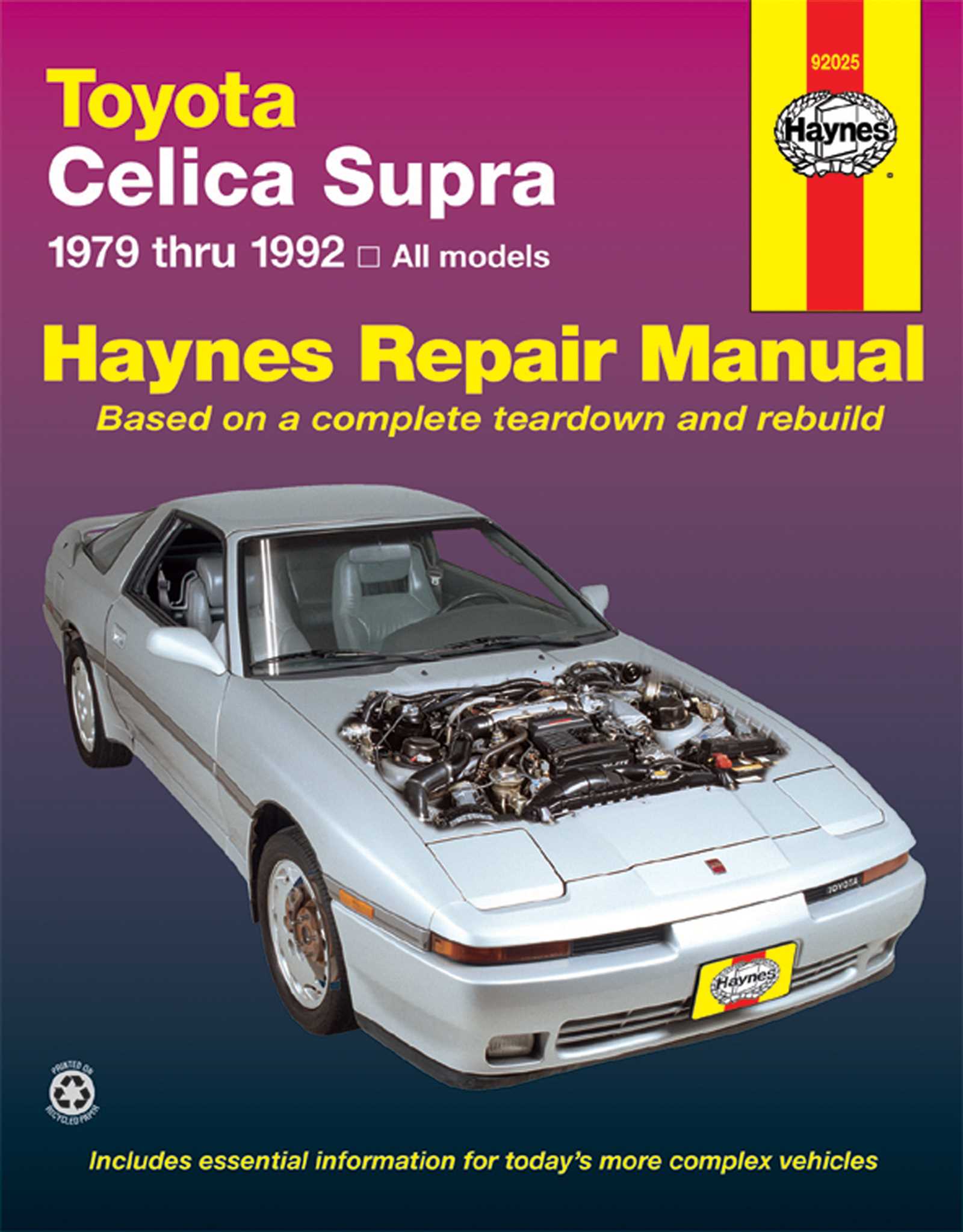 1987 toyota supra repair manual