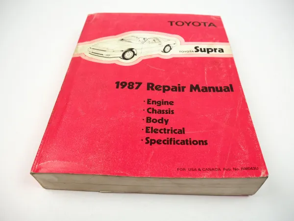 1987 toyota supra repair manual