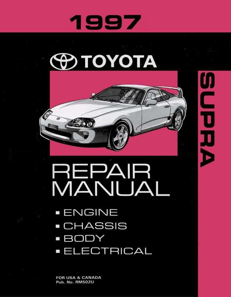 1987 toyota supra repair manual