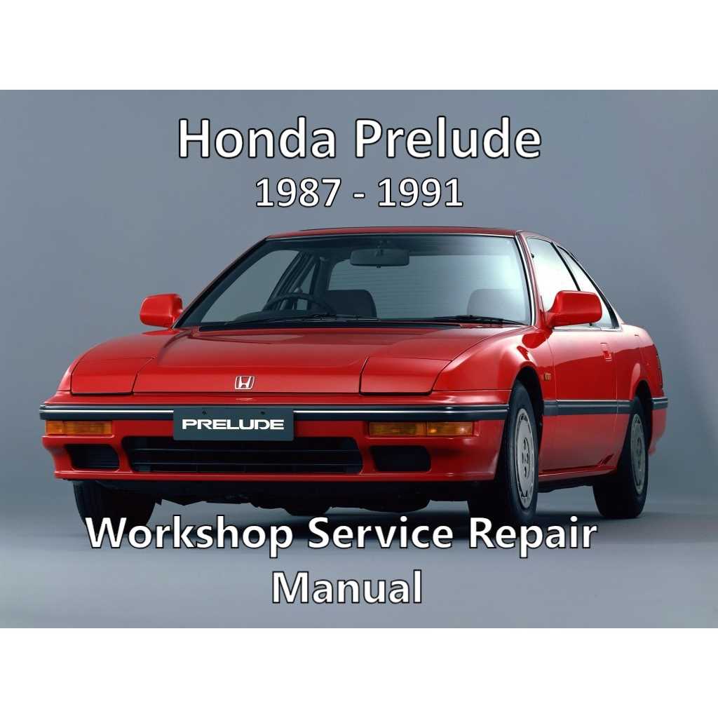 1988 honda prelude repair manual