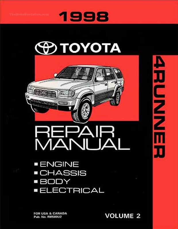 1988 toyota 4runner repair manual