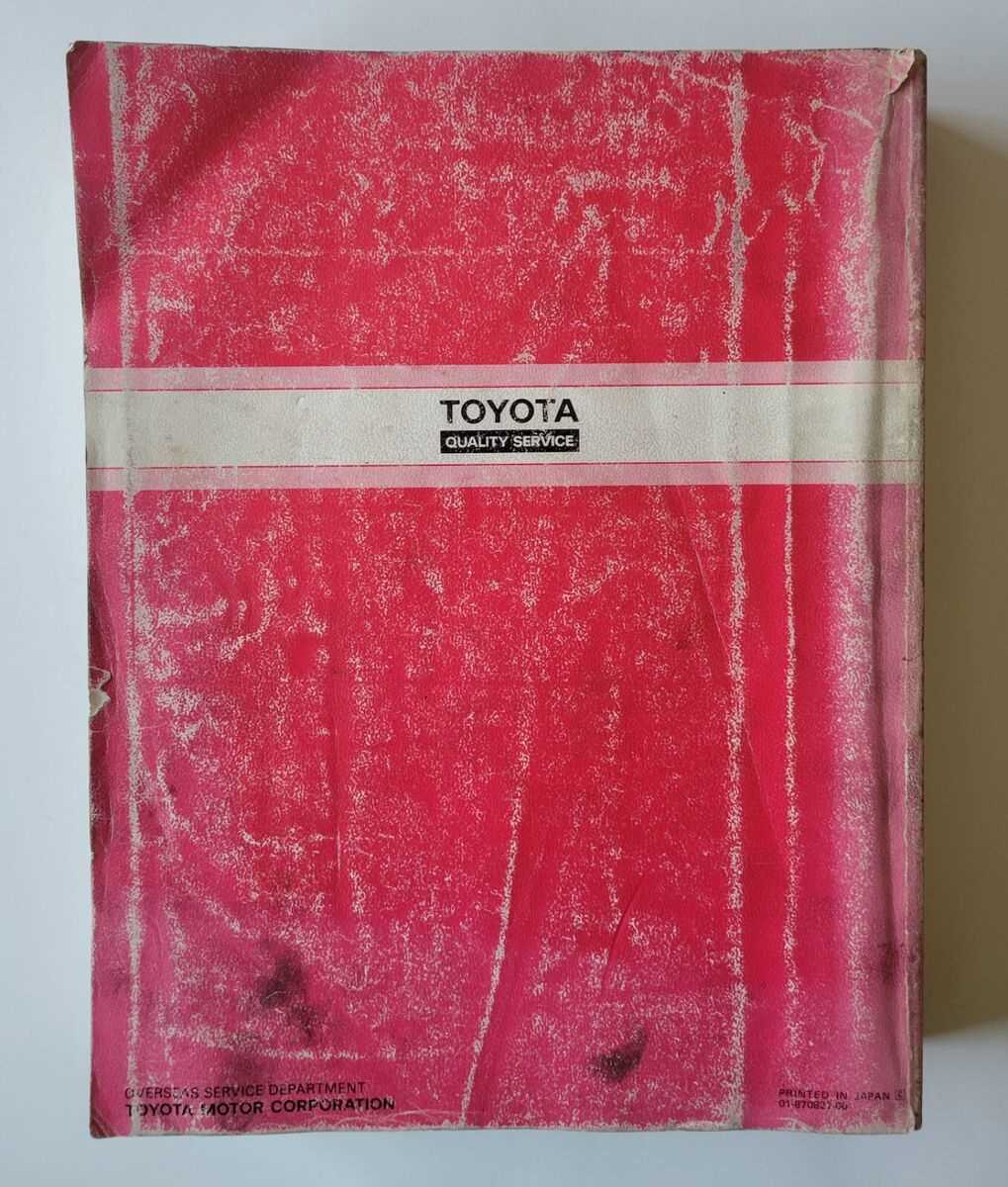 1988 toyota supra repair manual