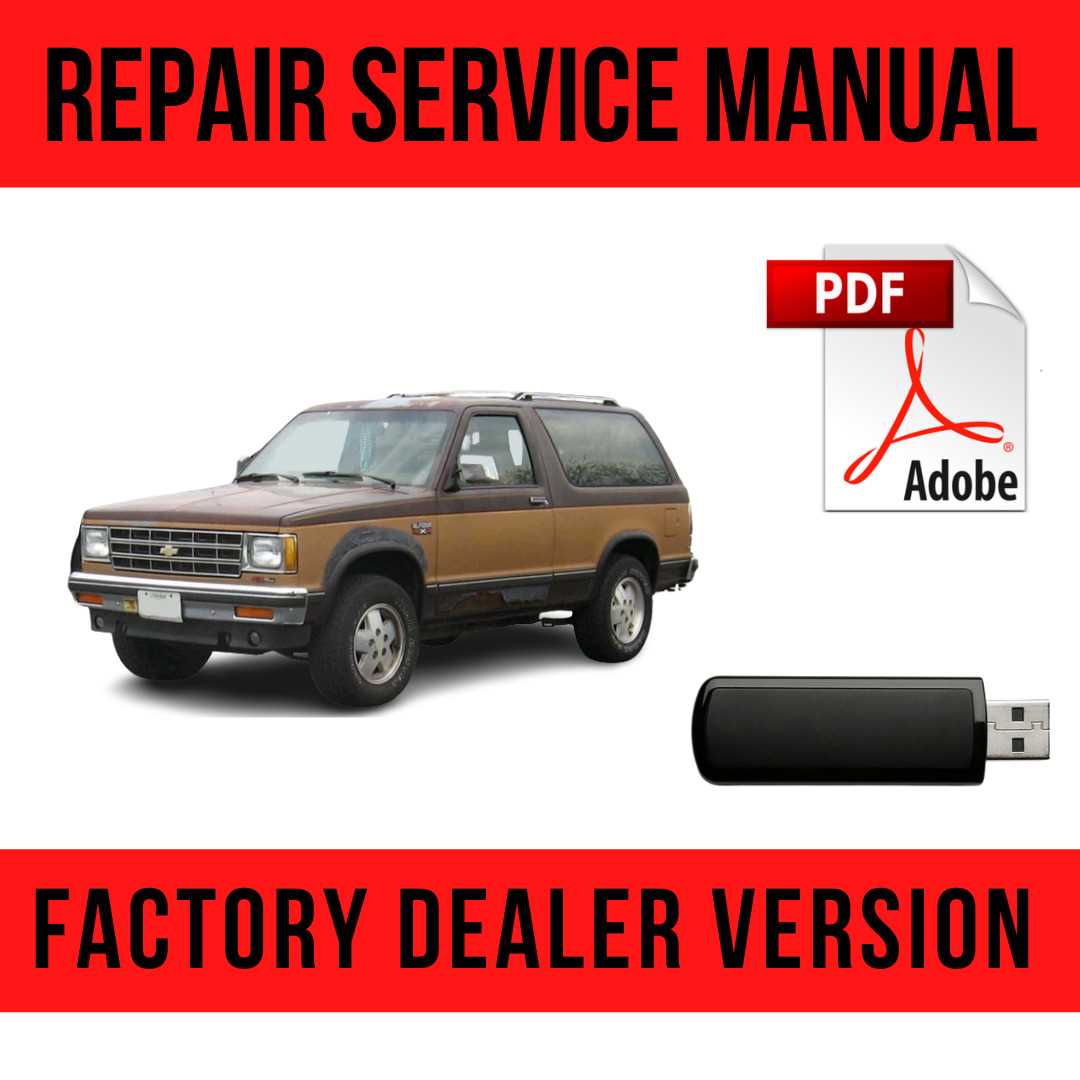 1989 chevy s10 repair manual