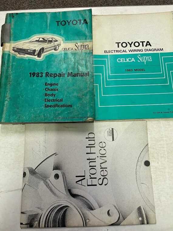 1989 toyota supra repair manual