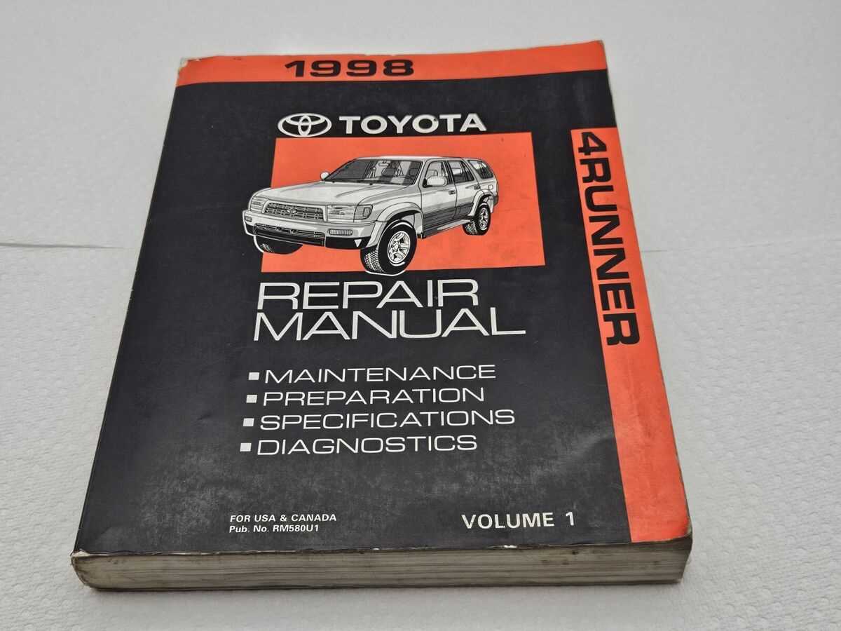 1990 toyota 4runner repair manual