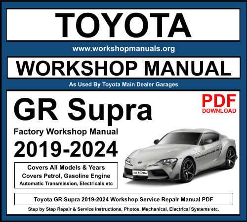 1990 toyota supra repair manual