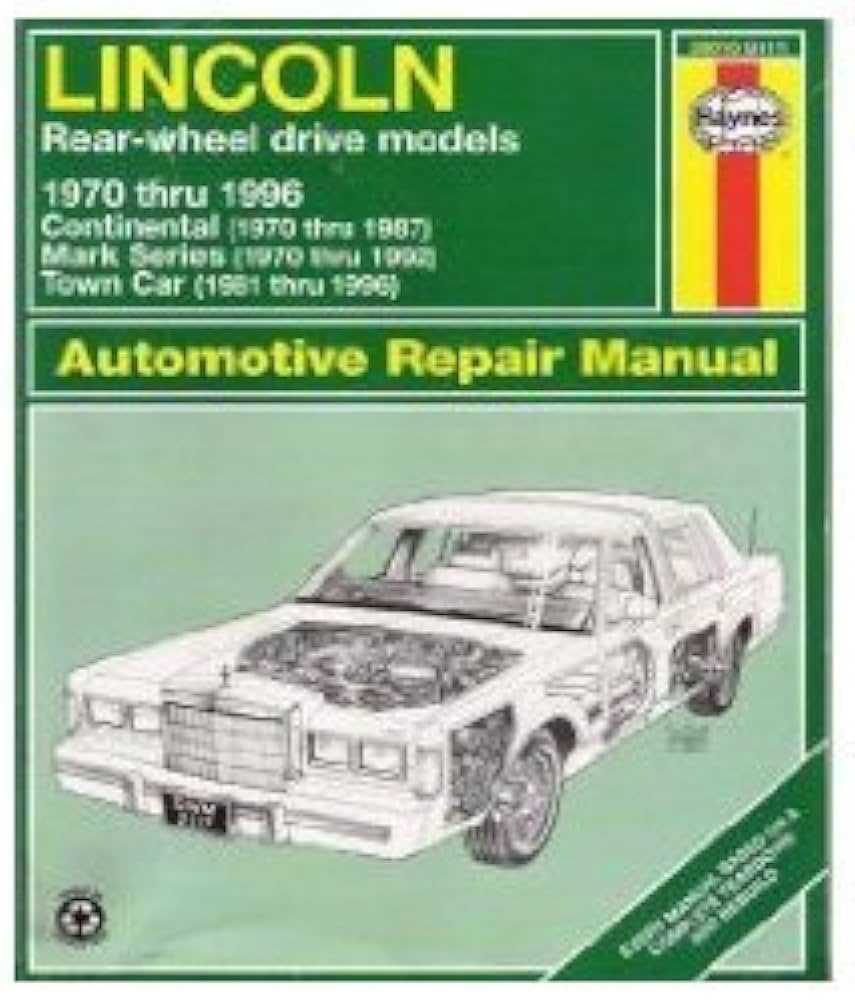 1990 lincoln town car repair manual