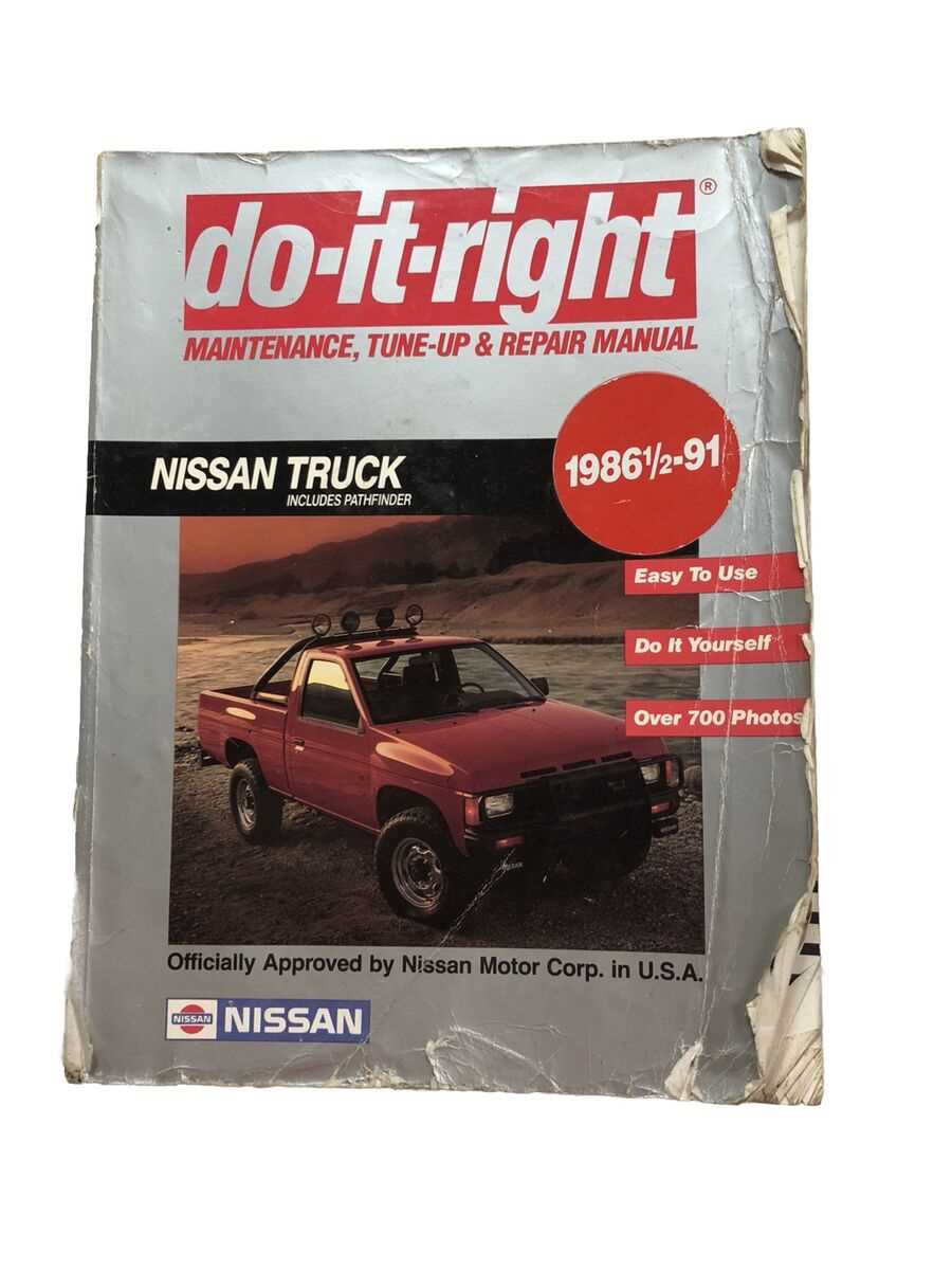 1991 nissan d21 repair manual