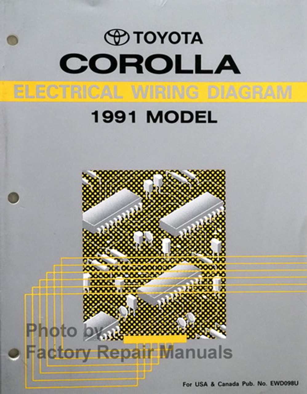 1991 toyota corolla repair manual