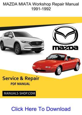 1992 mazda miata repair manual