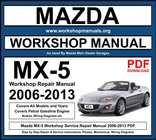 1992 mazda miata repair manual