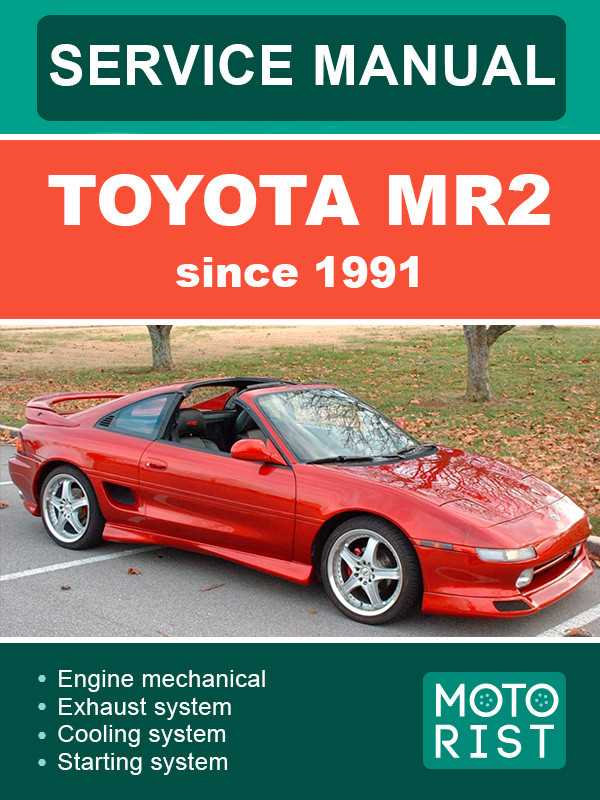 1992 toyota mr2 repair manual