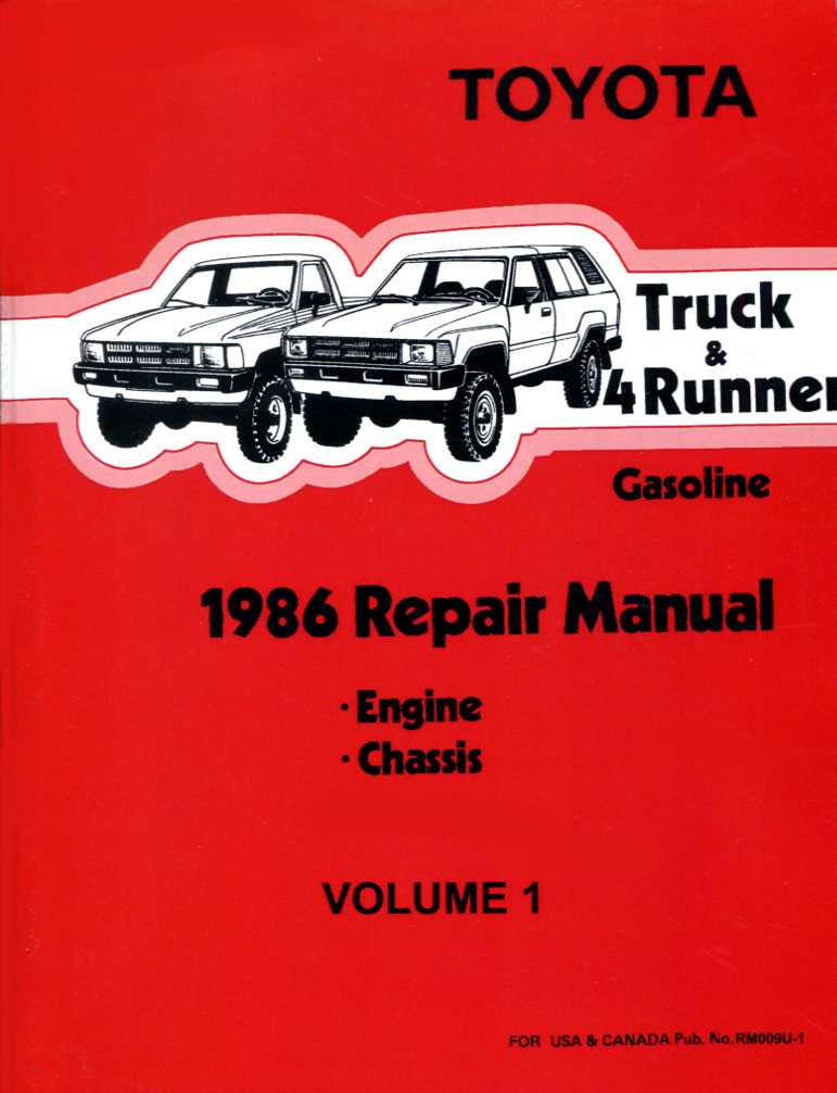 1992 toyota pickup repair manual