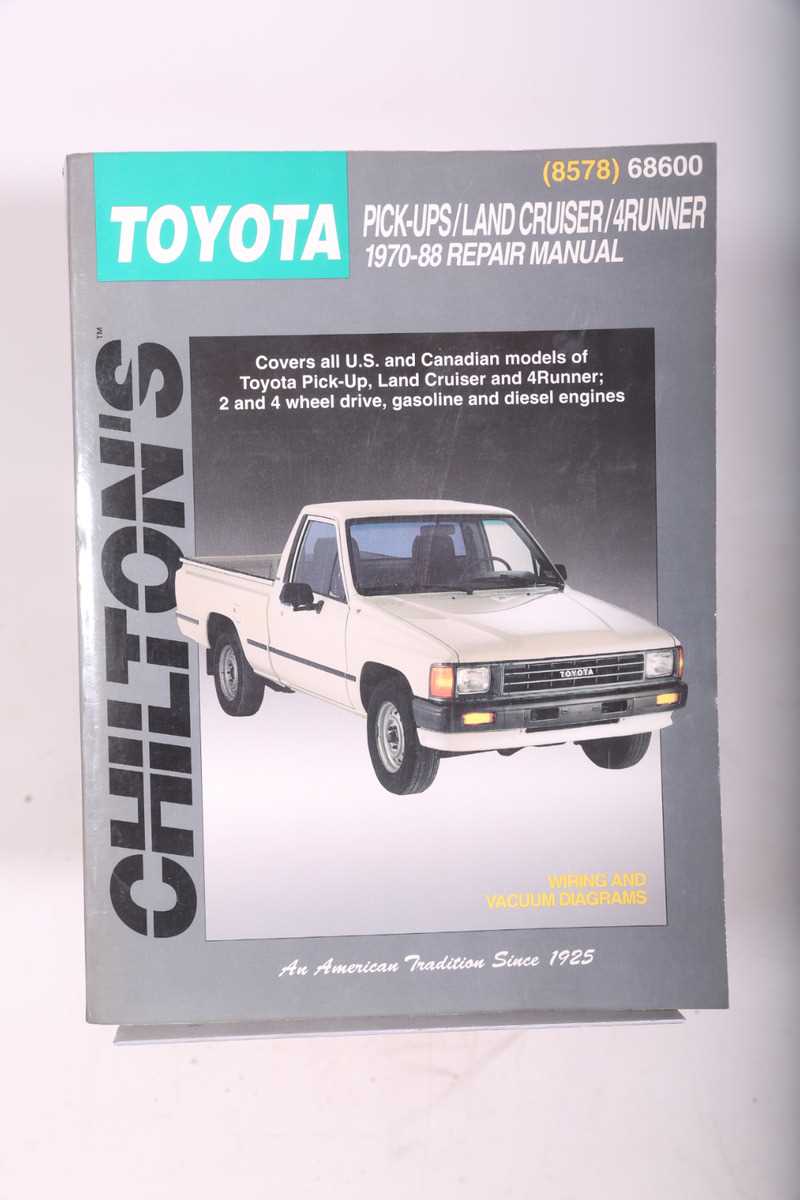 1992 toyota pickup repair manual