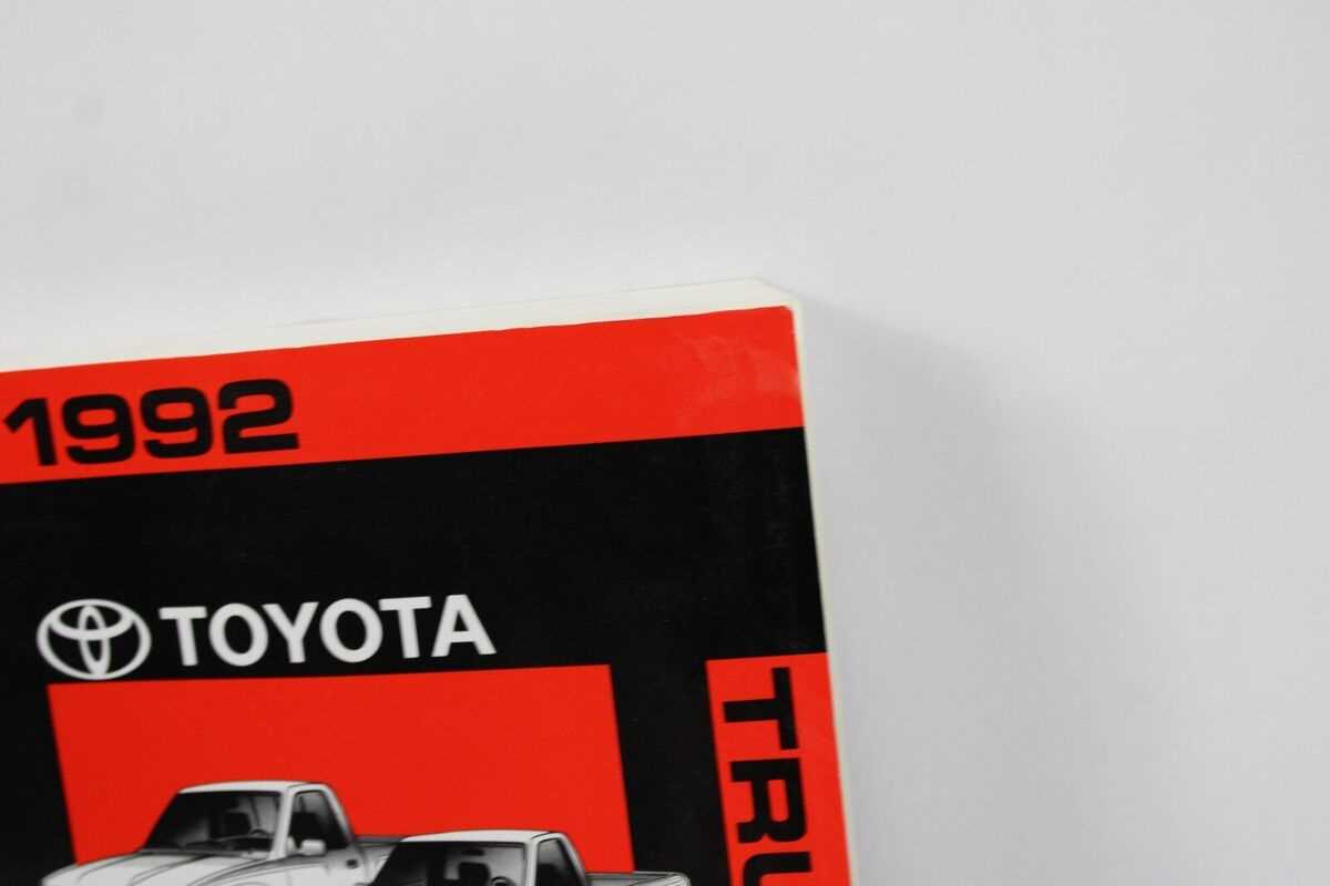 1992 toyota truck repair manual