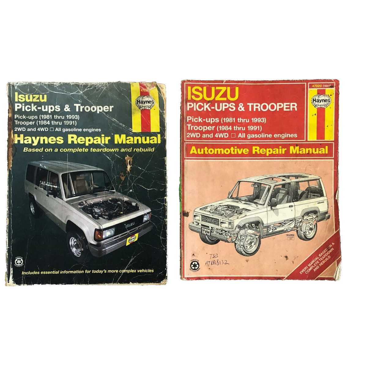 1993 isuzu trooper repair manual