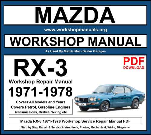 1993 mazda rx7 repair manual