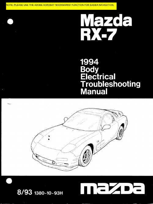 1993 mazda rx7 repair manual