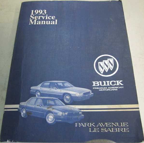 1993 buick park avenue repair manual