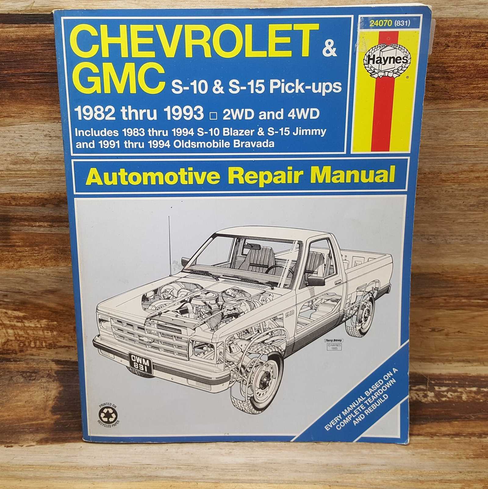 1993 chevy s10 repair manual