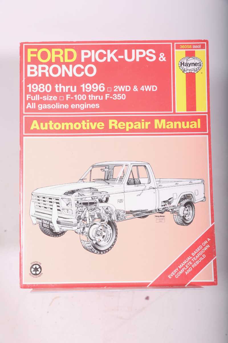 1993 ford f150 repair manual