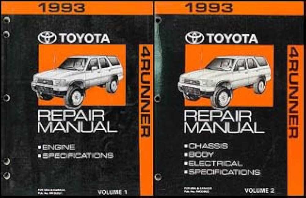 1993 toyota 4runner repair manual