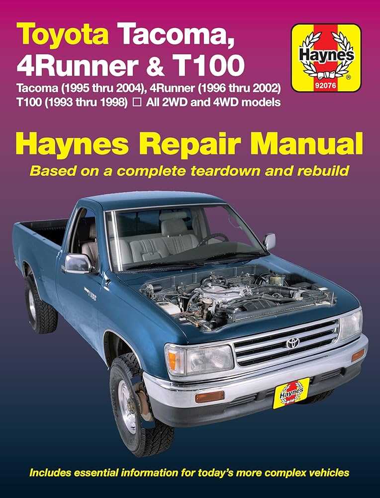 1993 toyota 4runner repair manual