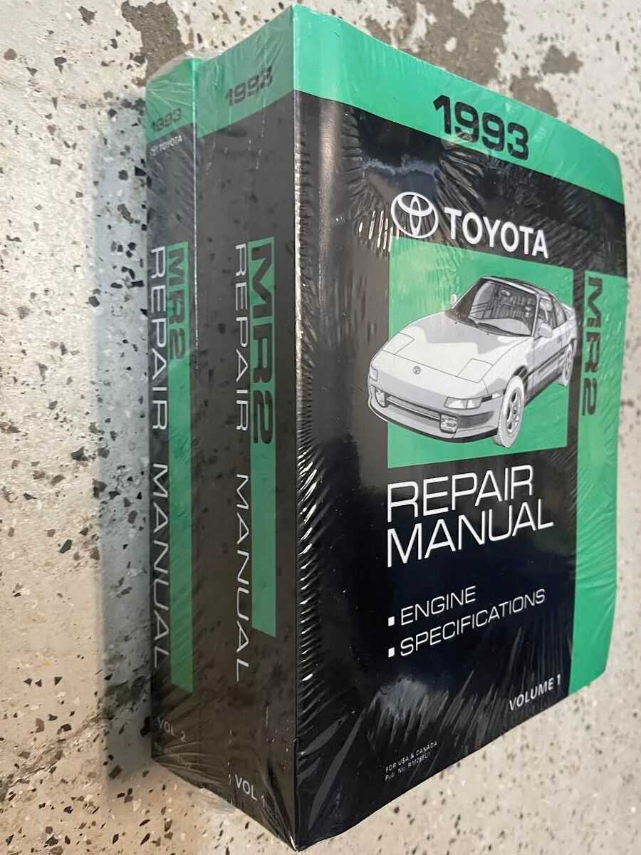 1993 toyota mr2 repair manual