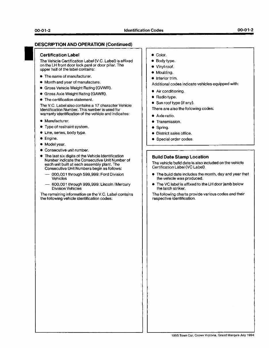 1994 mercury grand marquis repair manual